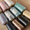 100g Moonlight Silver Core-Spun Yarn – Shiny Silver Wool for Hand Knitting & DIY Crochet Projects