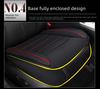 Universal Car Seat Cushion Set: Luxury Nappa Leather, All-Season, Backless Design, Fits Five Seats