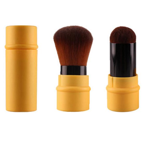 Fashion Retractable Blush Blusher Foundation Face Powder Cosmetic Makeup Brush