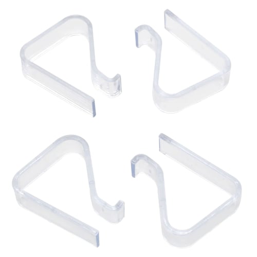Audiophile Tablecloth Stoppers, Small, Tablecloth Clips, Fits 2-3.5 cm, 2 Packs (8 Clips)
