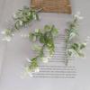 5pcs Mini Branches Stamen DIY Wreath Decorative Accessories Artificial Flower Leaves Grass Christmas Party Decoration Fake Plant