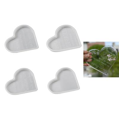 Heart Shaped Candle Mold for DIY Candle Soap Plaster Ornament Decor Heart Resin Silicone Mold Epoxy Resin Casting Molds