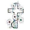 High Quality Silicone Crucifix Resin Mold Delicate Silicone Flower Crosses Mold for Making Stunning Jewelry and Art