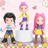 3PCS  Anime KPop Devil Hunter Doll Vinyl Toy Rumi Mira Zoi Character Vinyl Mask Blind Box Ornament Toy Birthday Gift