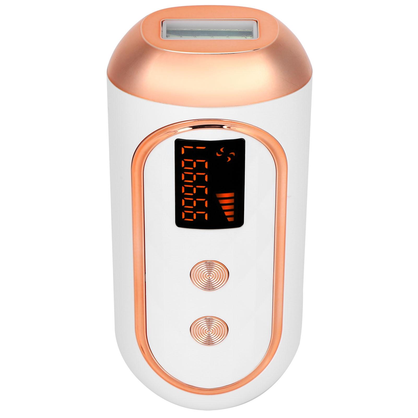 

Цифровой дисплей для удаления волос, портативный, безболезненный, унисекс, устройство для удаления волос на всем теле, белый US Plug