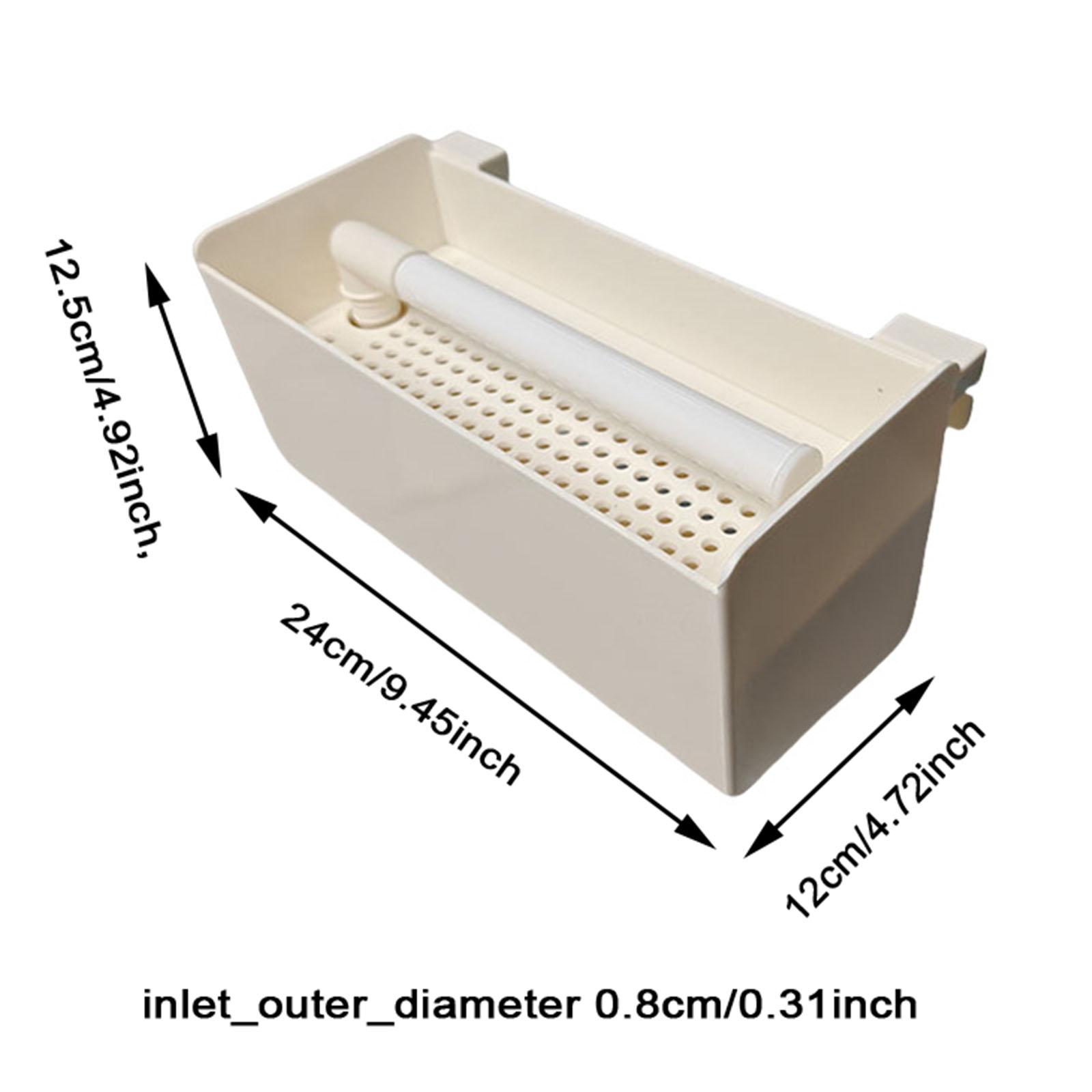 

Aquarium Top Hanging Filter Box Silent DIY Water Flow Drip Flow Box Fish Tank Hanging Filtration Box Accessory