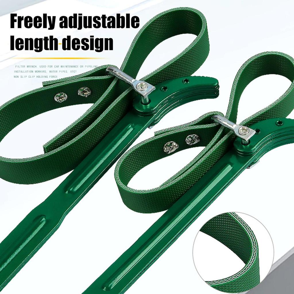 Oil Filter Removal Tool Belt-Type Anti-Slip Remover Car Oil Filter Removal Tool For Motorcycle Automotive Repair Home Indoor