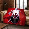 Cartoon Knight Templar Cavalier Crusaders Flannel Blanket Soft Warm Throw Blanket for Bedroom Living Room Bed Travel Picnic Kid