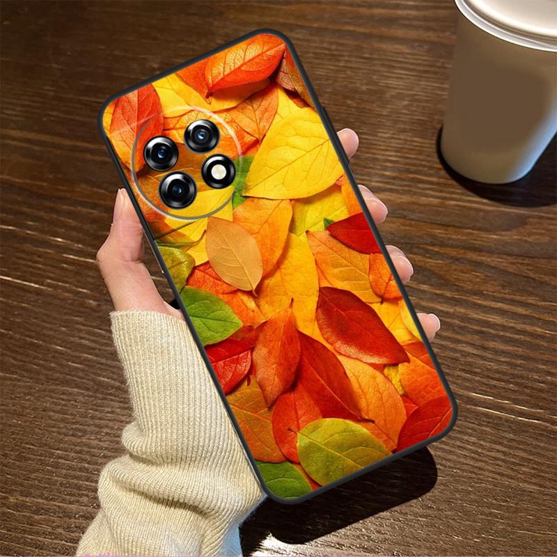 Colorful Leaves For OnePlus 15 13 12 11 15R 13R 12R 8T 10T 13T Case For OnePlus Nord 5 CE 2 3 4 Lite N20 N30