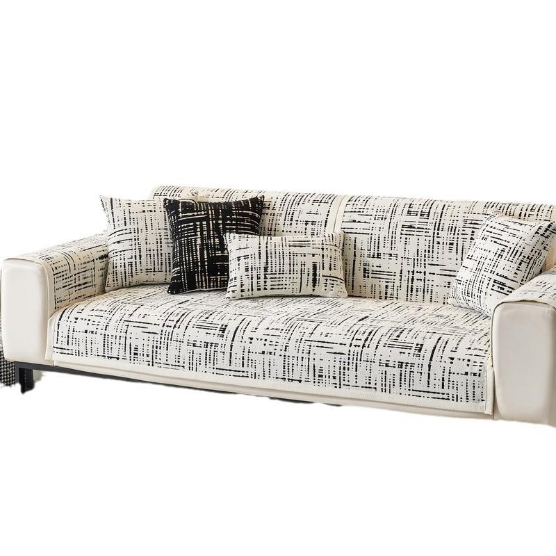 Light Luxury High-End Chenille Sofa Cushion Universal In All Seasons New Seat Cushion Leather Sofa Cover Cloth Seat Cushion