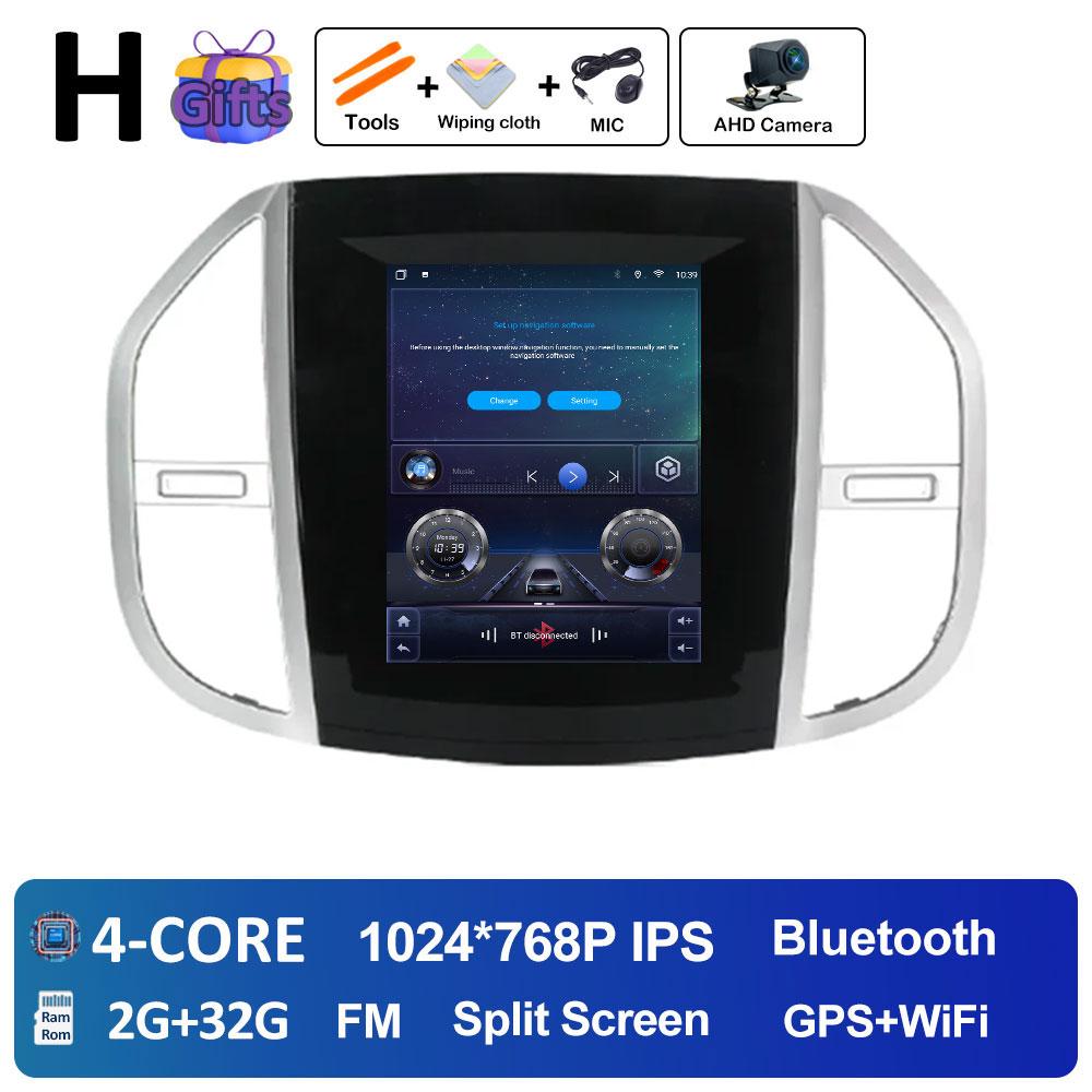 Android 14 Multimedia Video Radio Player For Mercedes Benz Vito 3 2014 2015 2016 2017 2018 2019 2020 Built-in GPS WiFi Rear View