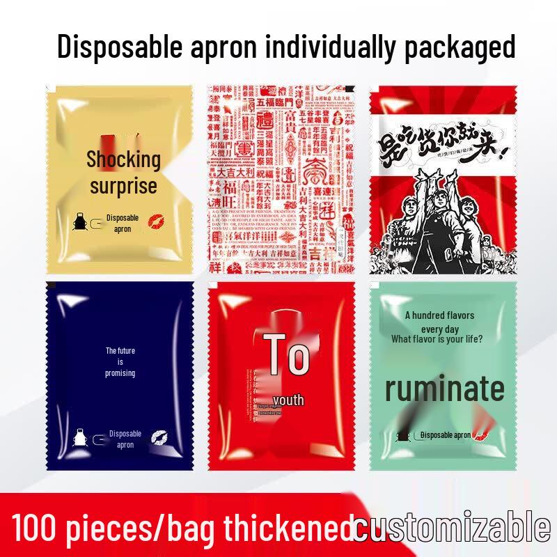 Bei Yi Pin Disposable PE Waterproof Oil-Proof Aprons