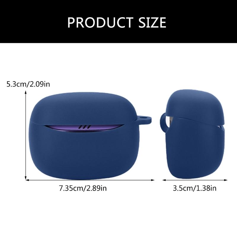 Husă de protecție ergonomică tip manșon pentru căștile wireless Tune Buds 2, anti-alunecare, rezistentă la praf și apă, piele anti-alunecare