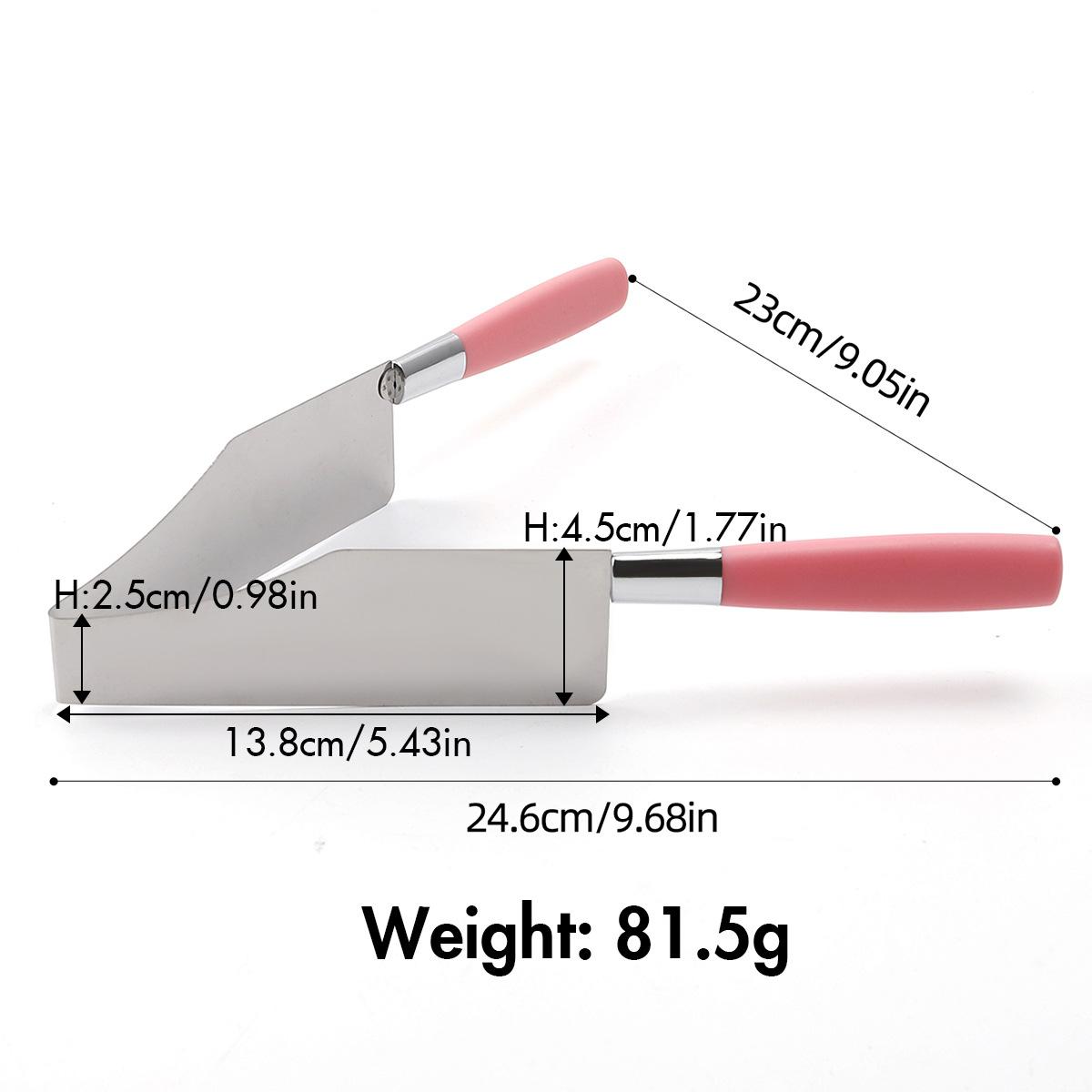 

Тортовые щипцы из нержавеющей стали Инструмент для сервировки и нарезки торта для выпечки 0.6mm thick розовый