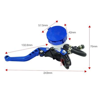 22mm Motorcycle Hydraulic Clutch Brake Pump Master Cylinder CNC Lever Handle For Honda Yamaha Suzuki Motorcycle Accessories