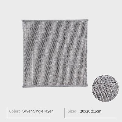 Magic Cleaning Cloth Thickened Double -sided Metal Steel Wire Rags Kitchen Dish Pot Washdishing Cloths Towel Kitchen Accessories