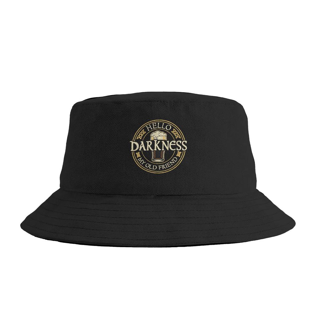 Ciao Oscurità Mia Vecchia Amica Cappello a Secchiello Cappelli da Pescatore da Esterno Per Uomo Donna Classici Cappelli da Sole da Pesca Personalità Personalizzato Fai da Te Cappello