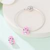 Genuine Elegant Charm Copper Pink Cute Pet Bead Bead Fits Bracelets Women Jewellery Crafting DoItYourself Gifts