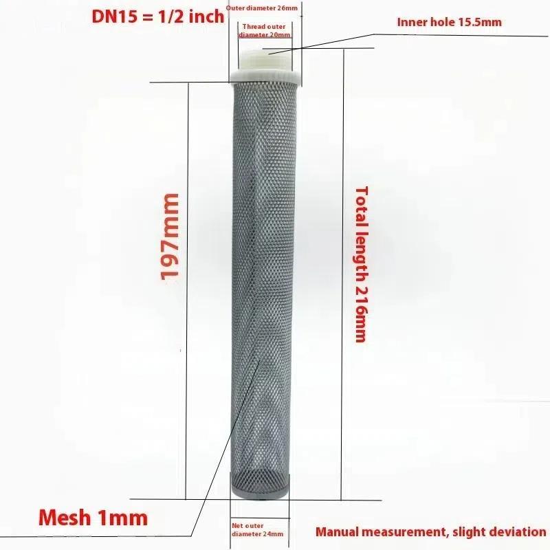 1/2" 3/4" 1 In Oțel Inoxidabil 304 Filtru Extins Irigare Grădină Pompă Apă Furtun Filtru Curățare Acvariu Filtru Metalic