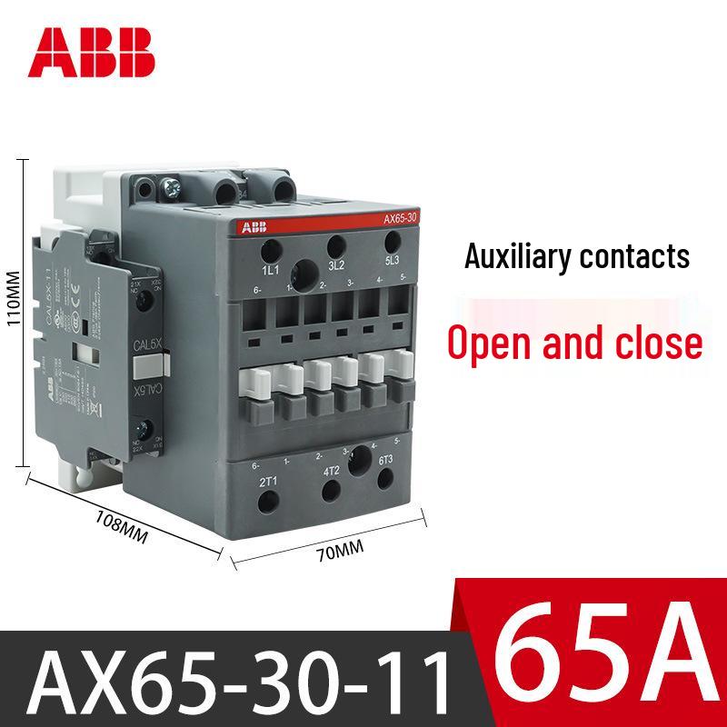 ABB AX09-30-10-80 Three-phase Contactor, 380V AC, AC220V, New Energy Model