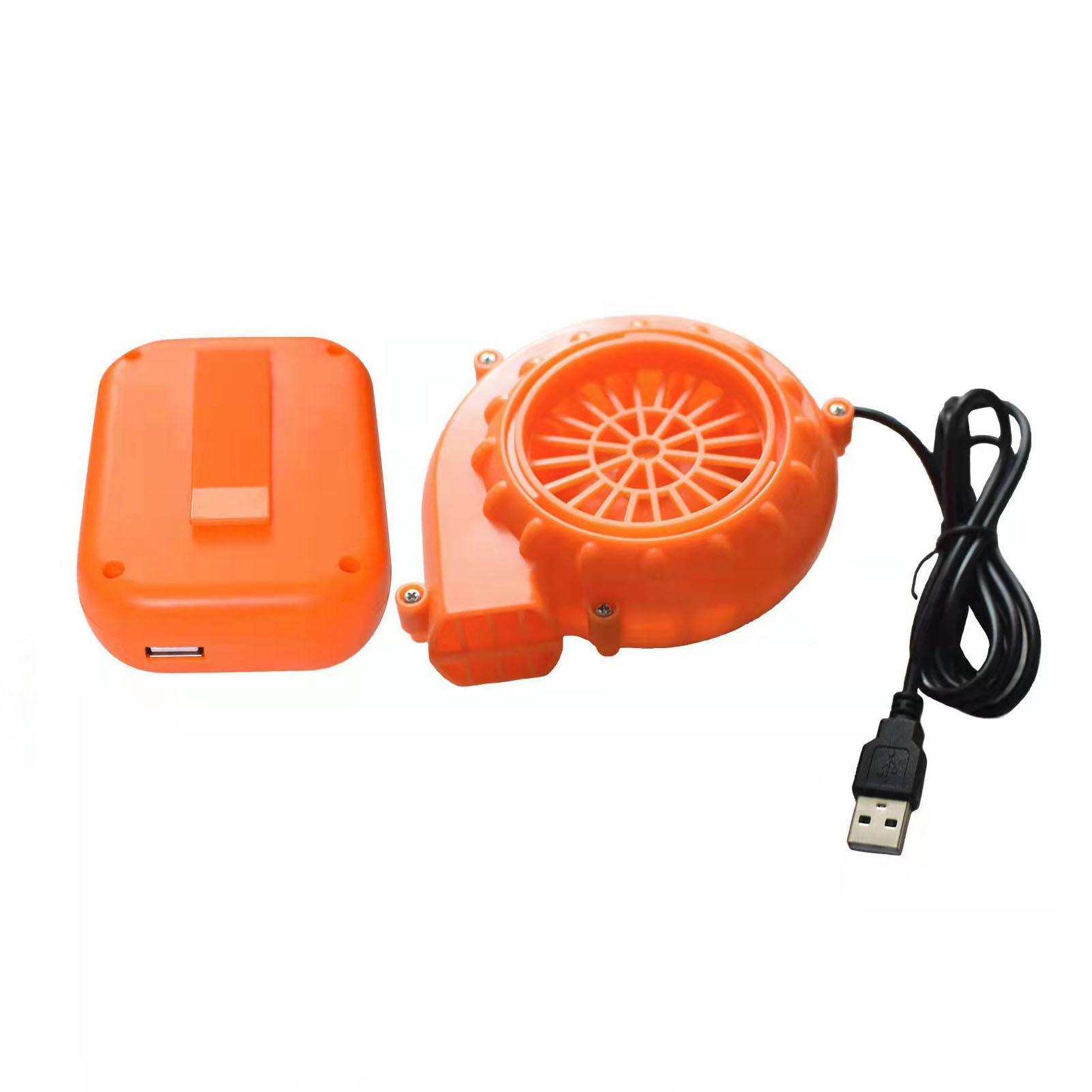 

Мини-вентилятор с USB-зарядкой, мини-надувной вентилятор с батарейным отсеком для надувной игровой одежды