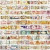 50 Cartoon Dreamy Ins Ticket Stubs Graffiti Stickers Decorative Guitar Notebook Suitcase DIY