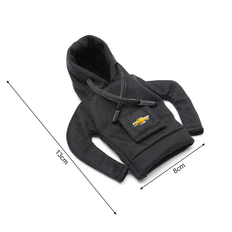 Fashion Car Decor Dust Proof Car Shift Knob Hoodie Handle Cover For Chevrolet Silverado Impala Malibu Equinox Cruze Camaro