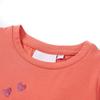 Children's T-shirt and Coral Ruffle Sleeves 92/104/116/128/140