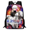 Kids Backpacks Anime Tokyo Ghoul Boys and Girls Student Birthday Gift Child School Bags Large Capacity Camping Durable Rucksack