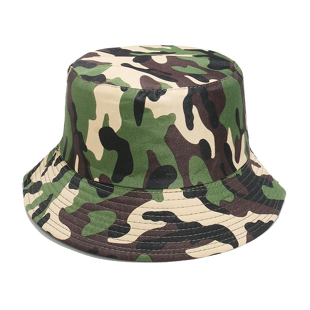 Sommer Angeln Tarnung Eimerhut Breiter Rand Visier Faltbar Tragbar Anti-UV Damen Herren Strand Sonnenhut Sommer Fischerhut