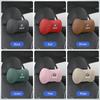 BAGE7 Car Sticker Hot 2025 Hot For BMW Car Seat Suede Memory Cotton Neck Pillow Headrest For BMW E46 E90 E60 F30 F10 E39 i3 i4 X1 X2 X