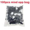 100PCS OPP Bag Mixed Pack 6 Kinds Universal Car Buckle Plastic Fixed Buckle Fastener