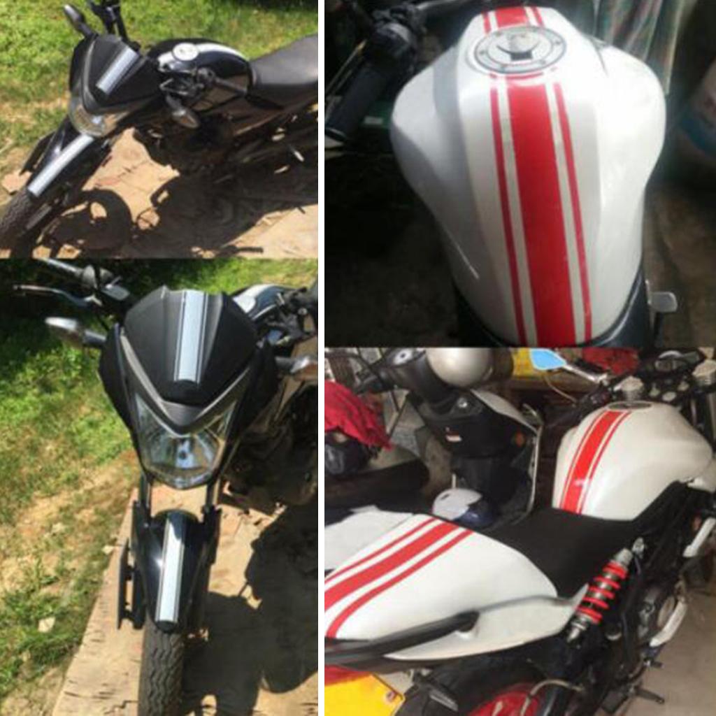 3-4pack 50x4.5cm Motorcycle DIY Fuel Gas Tank Decal Sticker for Cafe Racer Gold