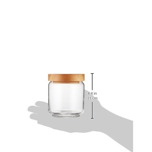 ChaBatree Cynosure Jar, Medium, 500cc, Glass Storage Container, ST007