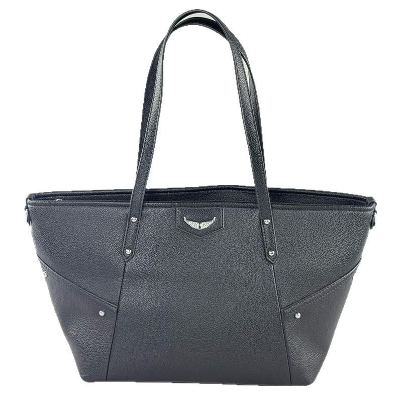 ZV Cross-Wing Large Capacity Women's Tote Handbag - Simple, Versatile Commuter Shoulder Bag