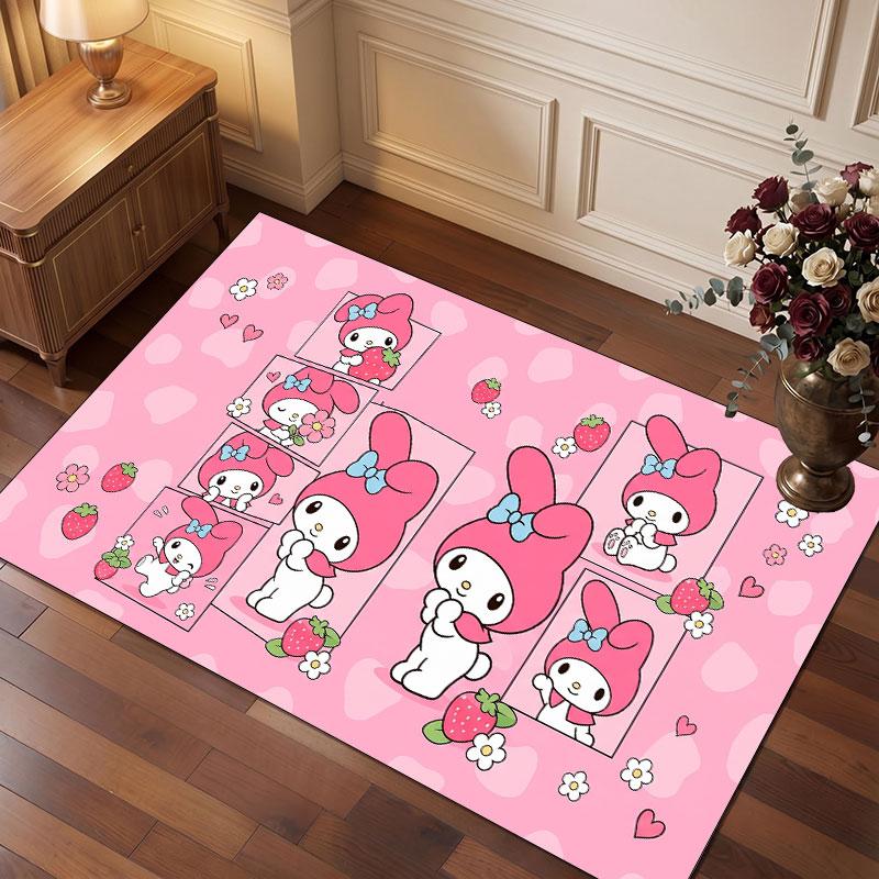 My Melody Rug Soft Thick Non Slip Floor Carpet for Bedroom Living Room Home Decor