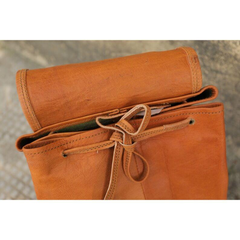 20-calowy skórzany plecak, plecak z prawdziwej skóry dla mężczyzn i kobiet, podróżny plecak retro, skórzany plecak uniwersytecki w stylu vintage.