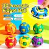 New Transforming Spinner Ball Press To Spin Stress Relief Toy Deformation Sensory Finger Spinner For Adults Relief Gift