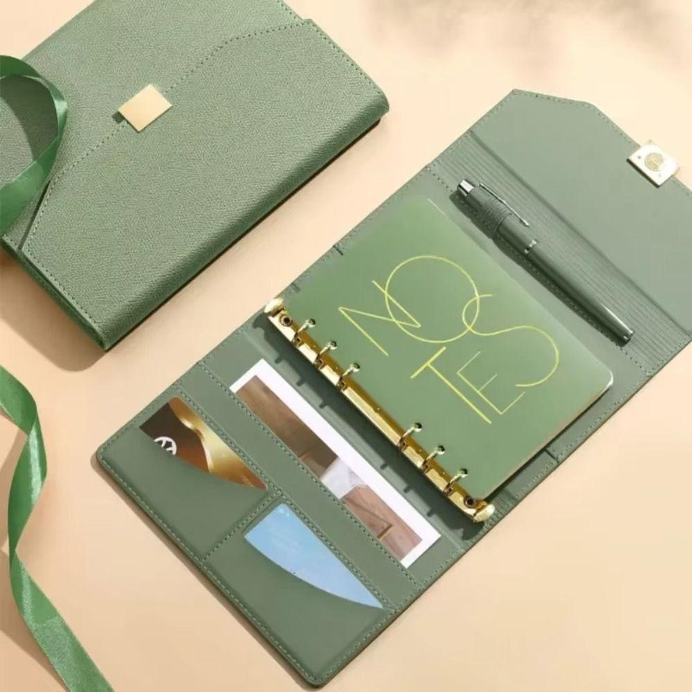 A6/A5 Binder Notebook PU Leather Travel Journal Notebook Premium Refillable Notebook