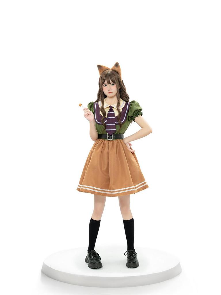 Judy Rabbit Police Officer Anime Cosplay Costume for Halloween Festival