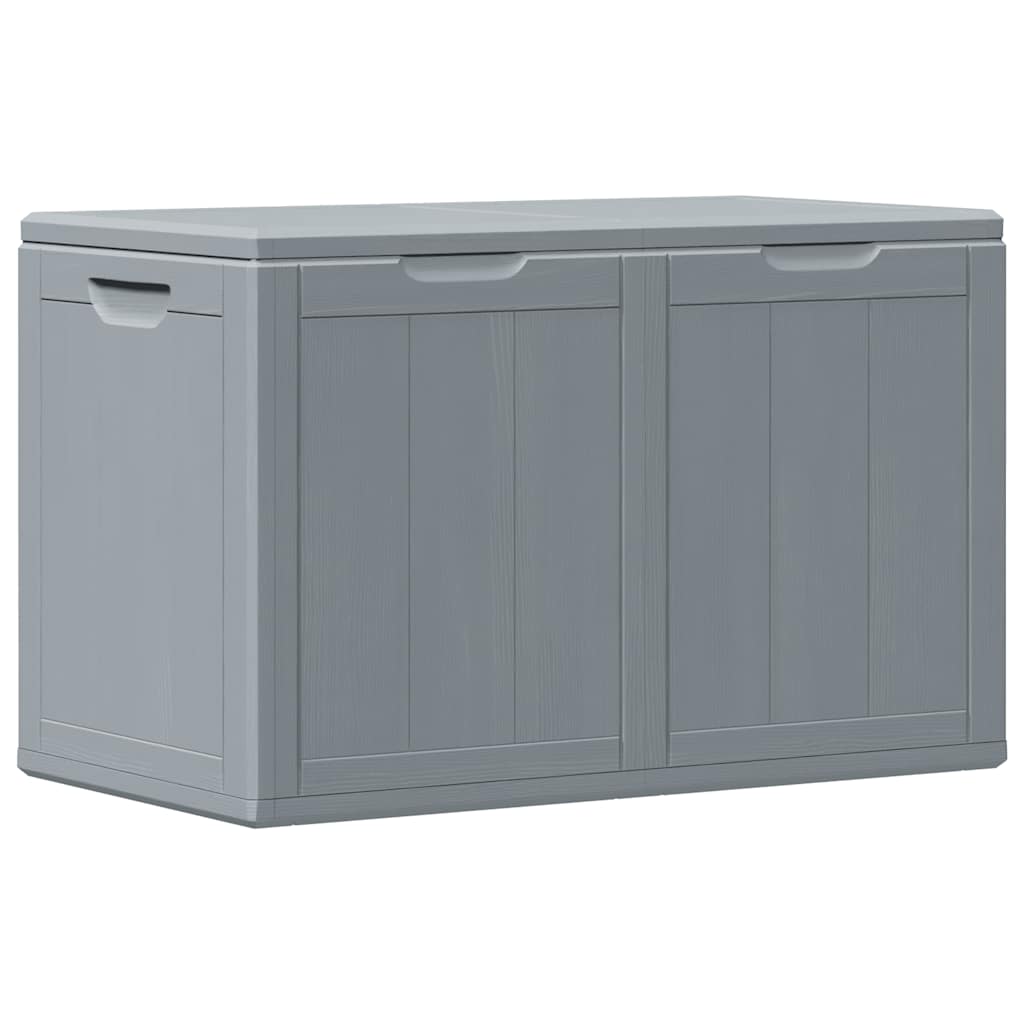 Vidaxl Skrzynia Ogrodowa, 180 L, Szara, Rattan Pp