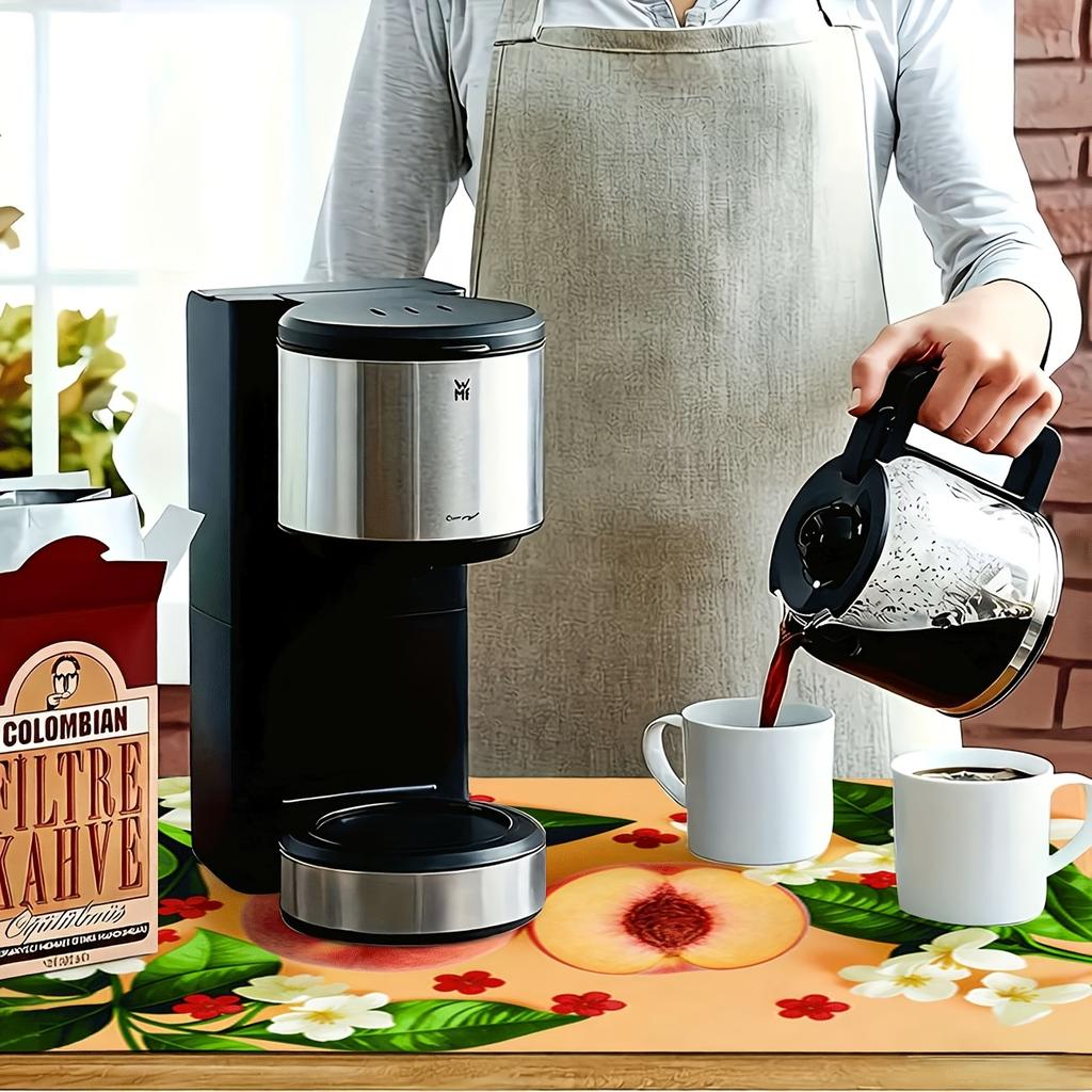 1Pcs Rubber Drying Mat With Absorbent Print For Coffee Shop Restaurant Kitchen Carpet Tableware Durable Diatom Mud Table Mat Pet Mat Coffeeware