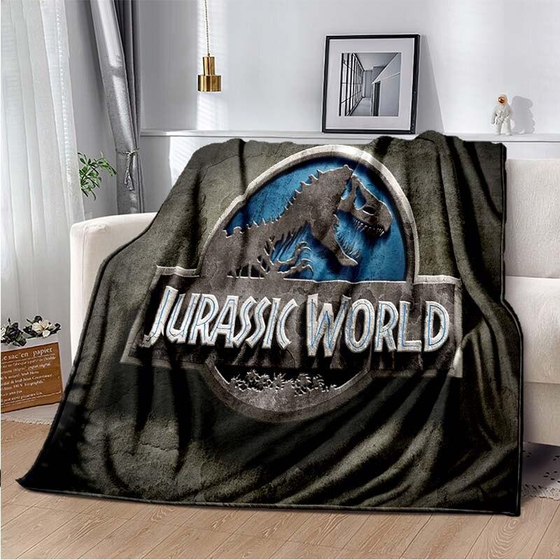 Jurassic Park 3D Printed Art Fleece Blanket for Beds Hiking Picnic Thick Quilt Fashionable Bedspread Fleece Throw Blanket