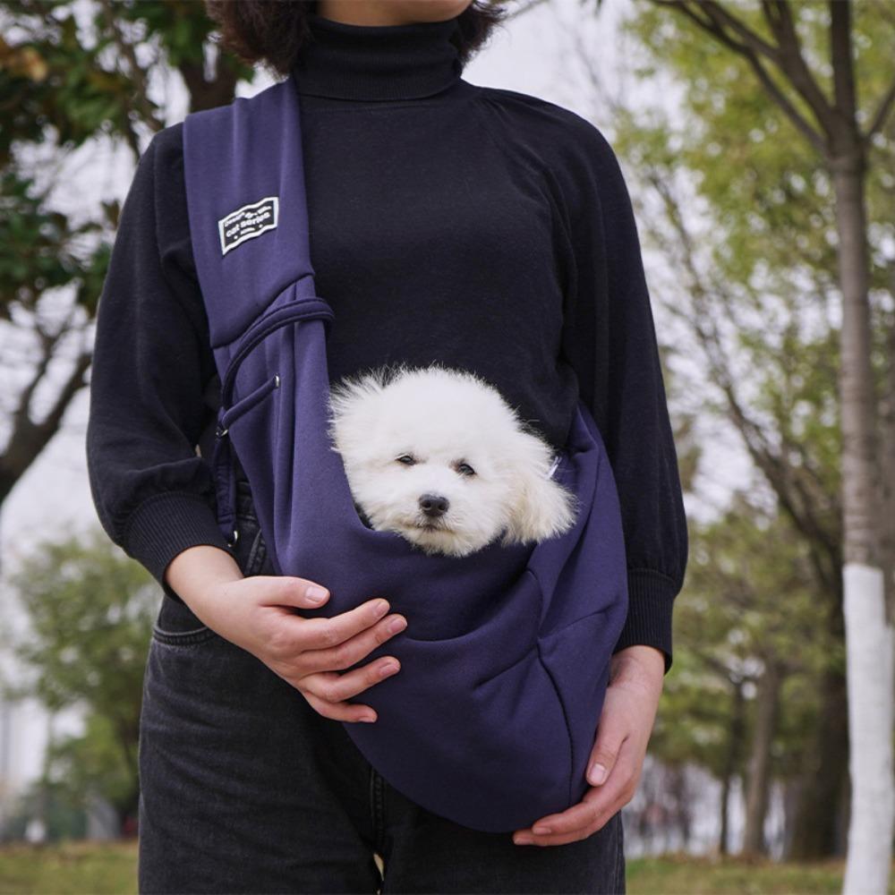 Pet Shoulder Bag with Mobile Phone Pocket New Crossbody Cat Bags Dog Outing Bags Portable Pet Backpack Simplicity Pets Supplies