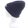 Excellent CELINE Knit Cap Logo Patch Beanie Hat Navy Wool Mens 2AH35423P Used