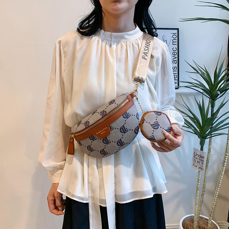 Women's Bags Style Fashionable Chest Bags and Waist Bags Trendy Niche for Single - Shoulder