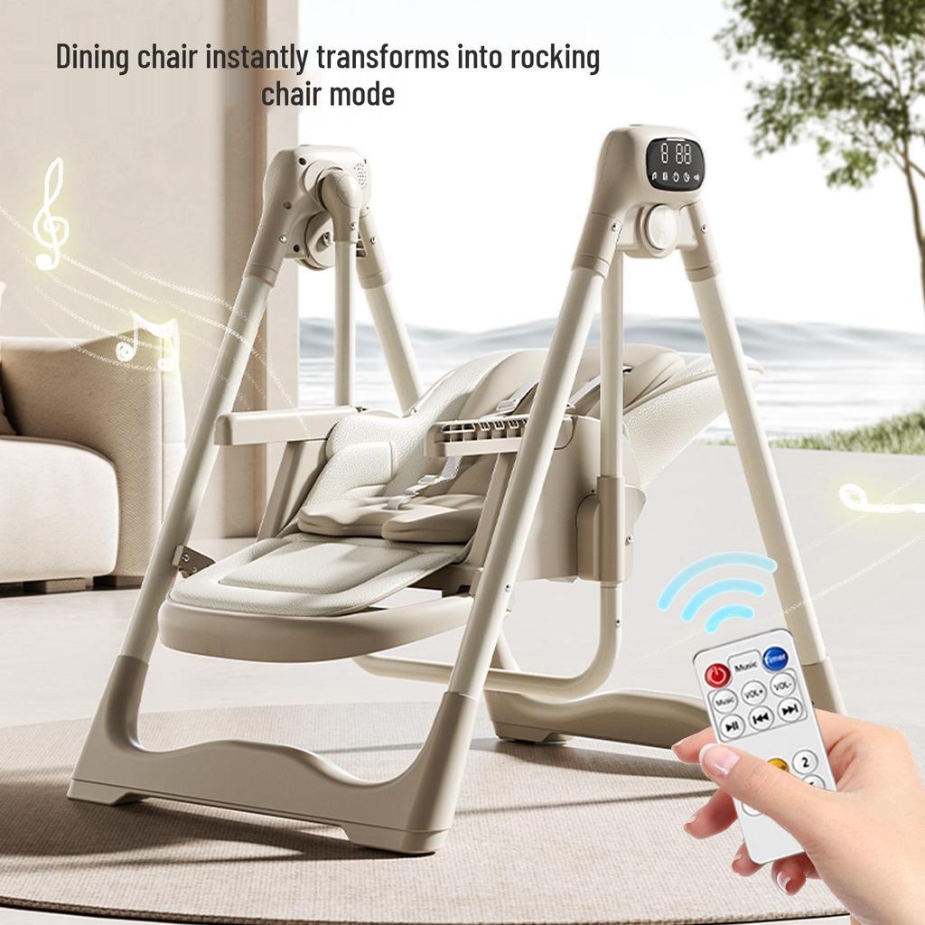 Smart Foldable Baby Dining Chair & Reclining Bassinet