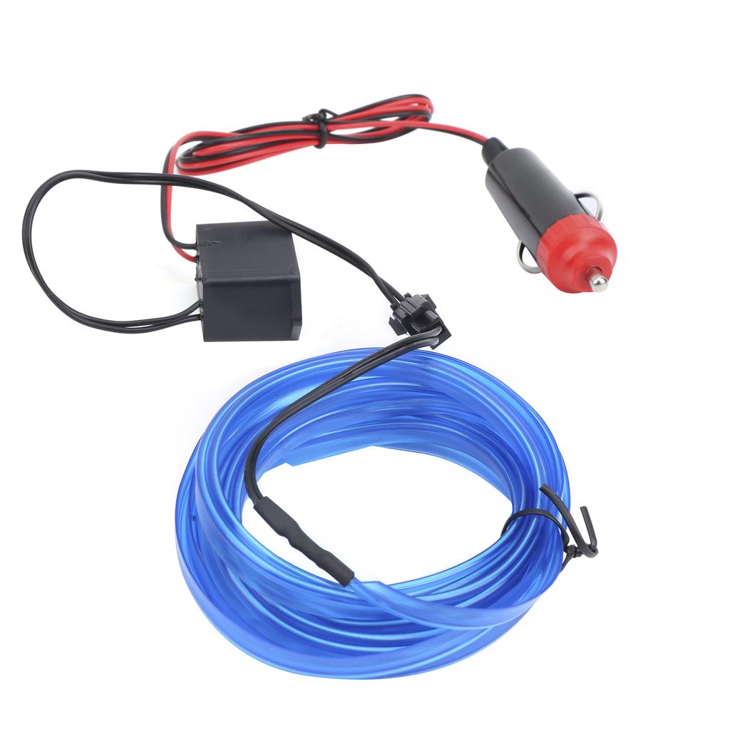 3Meters Car Interior Lighting Auto LED Strip Cigar Lighter Driving Wire Tube Neon Light