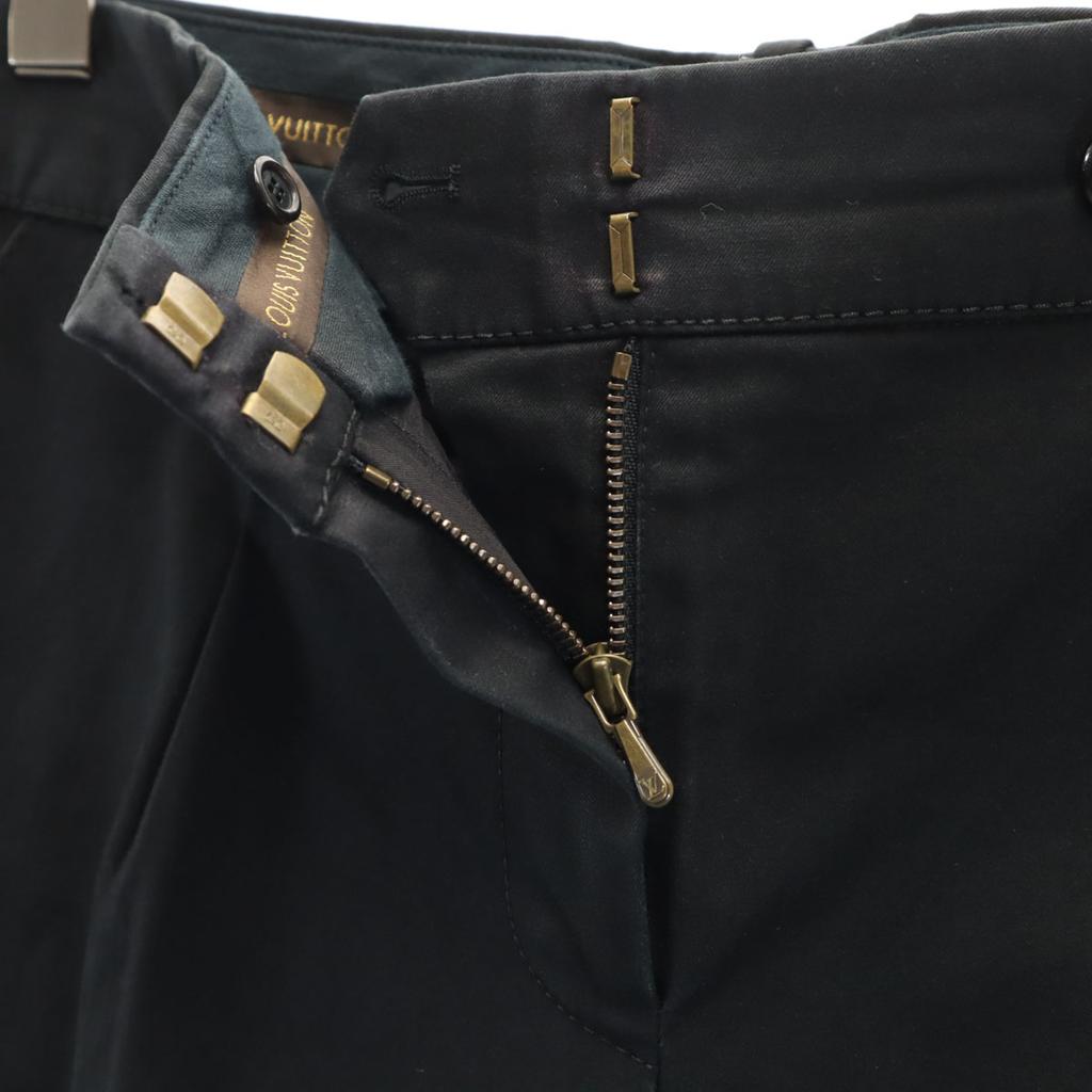 Louis Vuitton Made In France Tapered Pants 38 Black Women Used