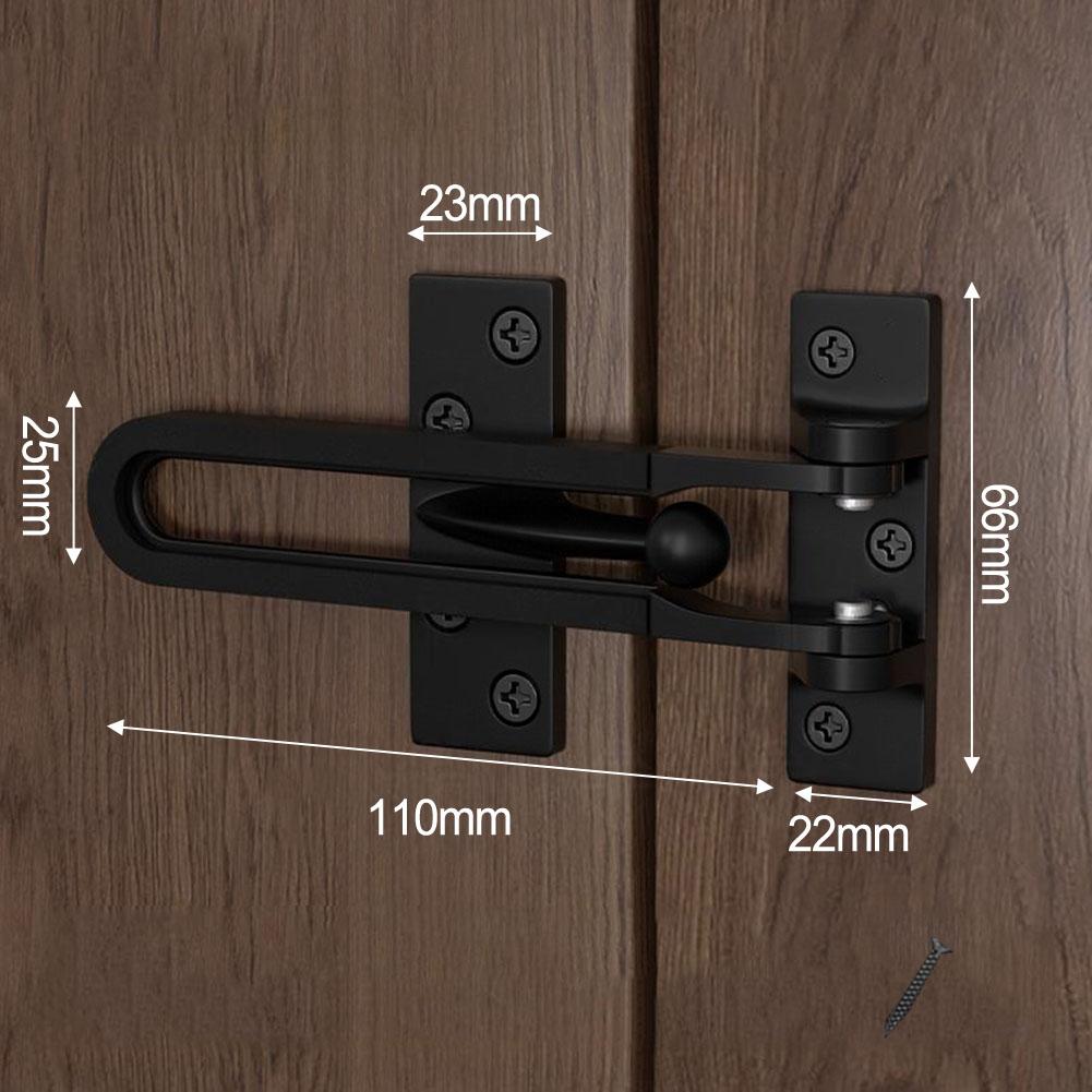 Home Door Latch Zinc Alloy Lock with Reliable Security and User Friendly Easy Release Feature for Entrance Doors
